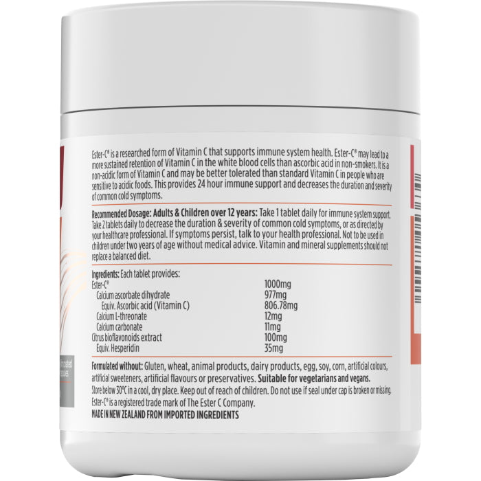 NUTRA-LIFE エスターC 1000mg + バイオフラボノイド 100タブレット [海外直送品]