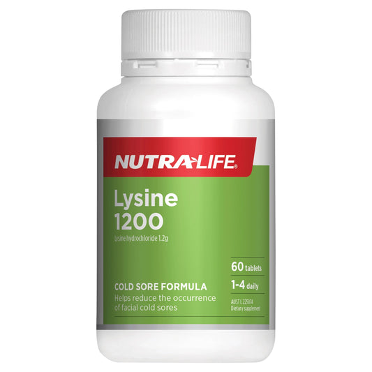 NUTRA-LIFE リジン 1200 60タブレット [海外直送品]