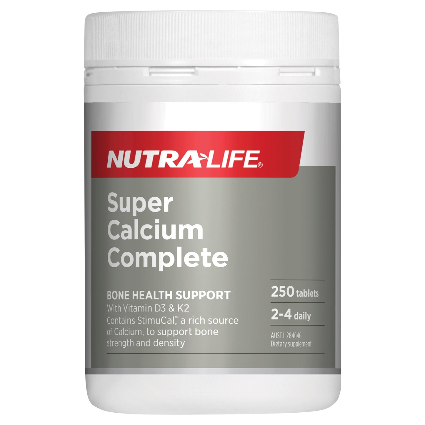 NUTRA-LIFE スーパーカルシウムコンプリート 250タブレット [海外直送品]